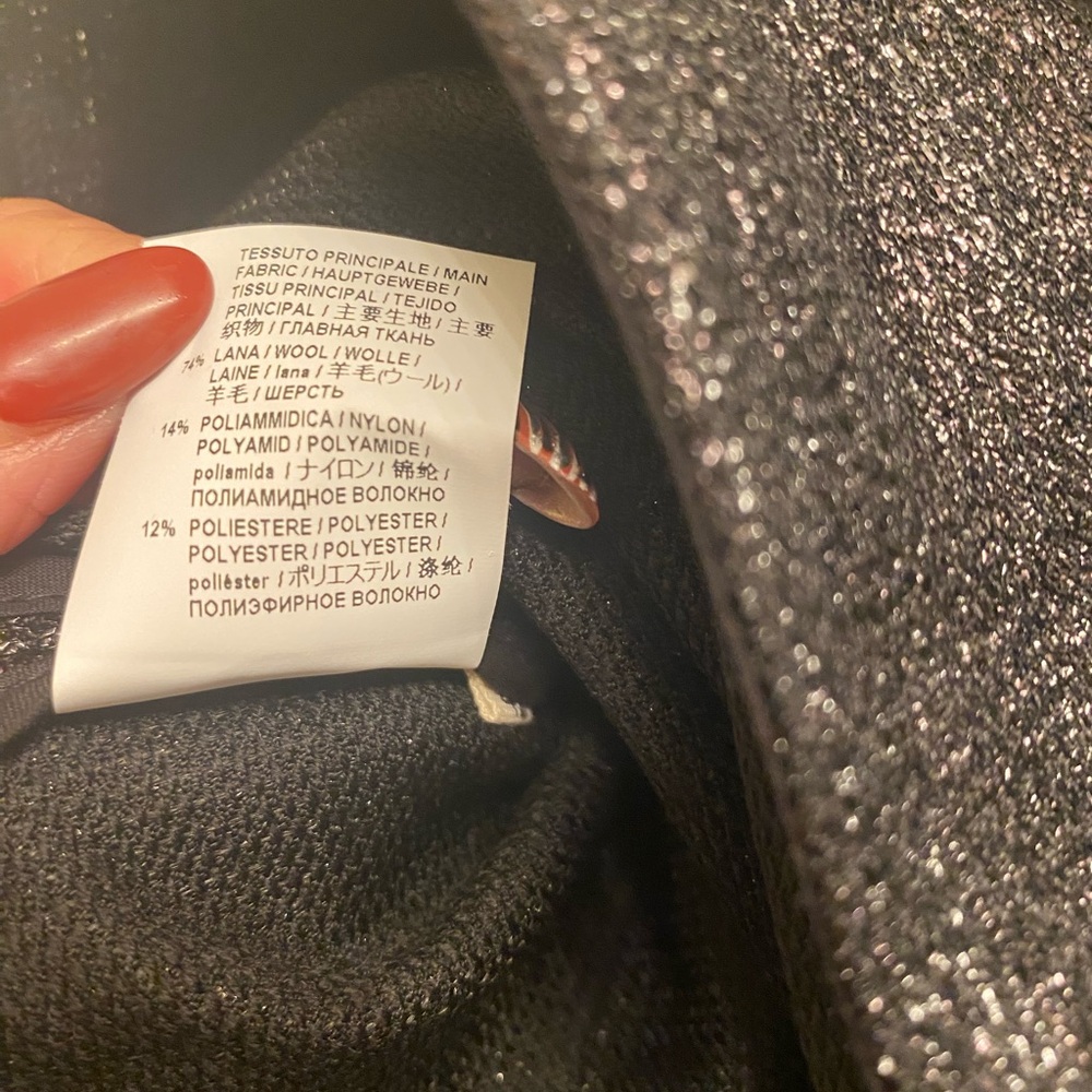 Marni Authentic Shimmering Black Mini Dress - Picture 9 of 9